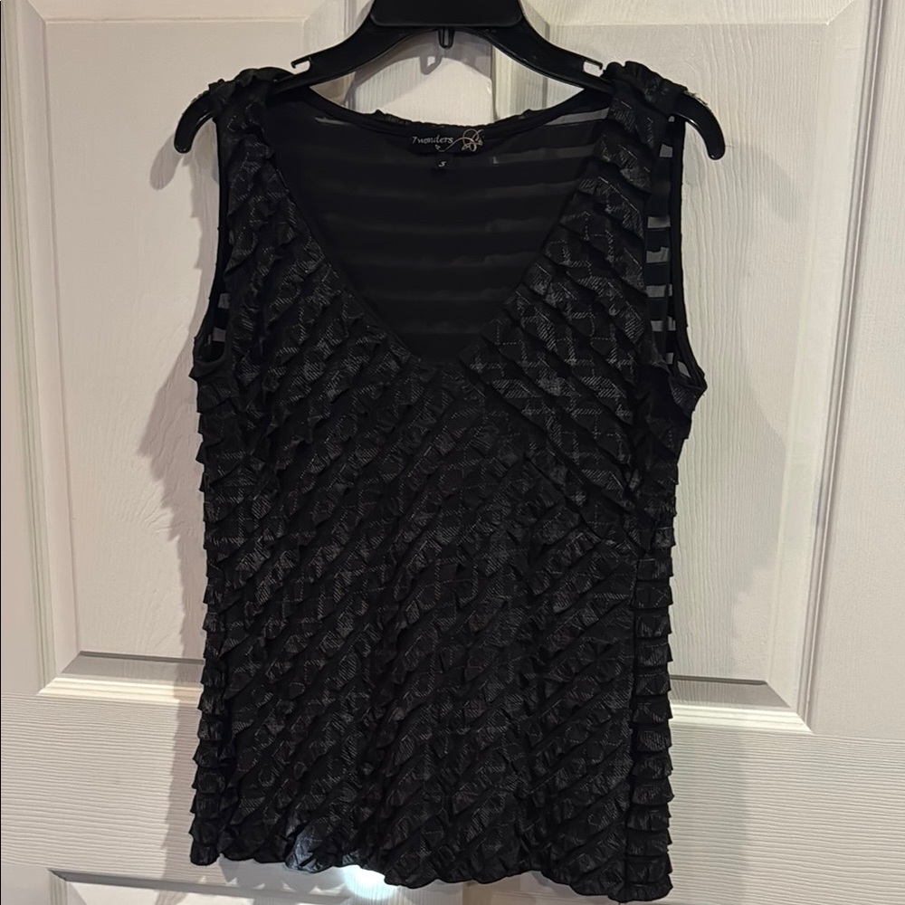 Elegant Black Sleeveless Top